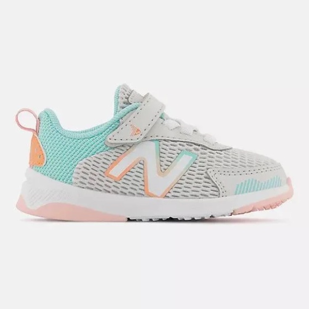 New Balance Blue and Pink Sneakers with Velcro Strap